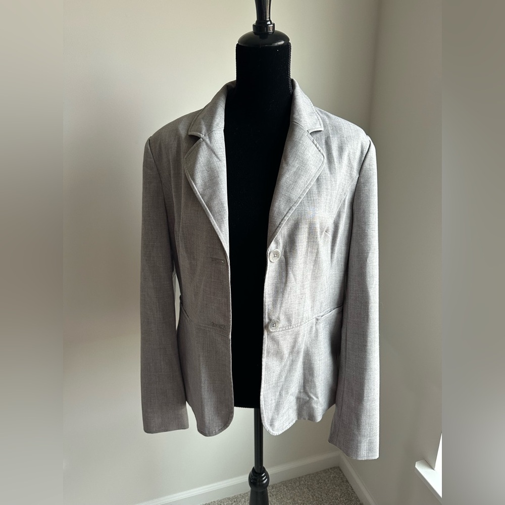 Women’s Charter Club Light Gray Blazer Jacket